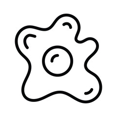 Perfect icon for representing eggs in food