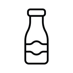 Classic ketchup bottle icon for your food related designs