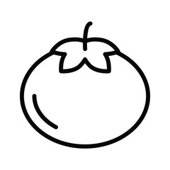 Fresh tomato icon perfect for salads, cooking and healthy dishes