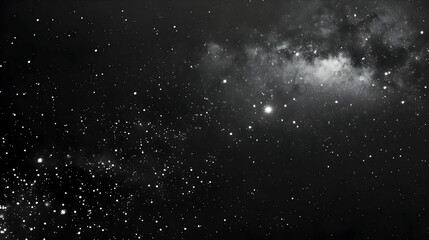 Starry Night Sky: A Cosmic Landscape