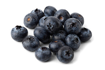 Fresh blueberry isolated on a white background