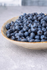 Fresh blueberry background. Blueberry Texture Close Blueberry Antioxidant Organic Superpeed Bowl Concept Healthy Nutrition