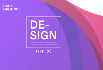 Obraz premium abstract color banner poster design templates