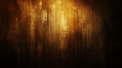 Dark and moody gradient background with deep shades of brown and gold, featuring a subtle grainy texture, ideal for creating a warm and mysterious atmosphere in design projects