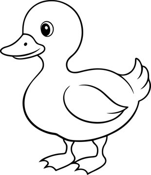 recommend clip art: illustration of a baby duck