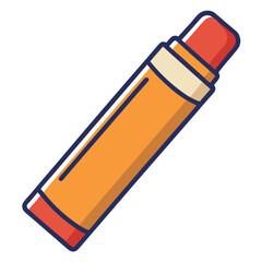 Glue stick icon. Simple illustration of glue stick vector icon isolated on white background.