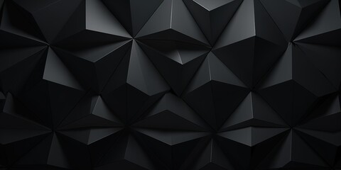 Fototapeta premium A black and white image of a black and white pattern of triangles