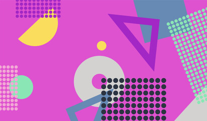 Abstract geometric background vector template