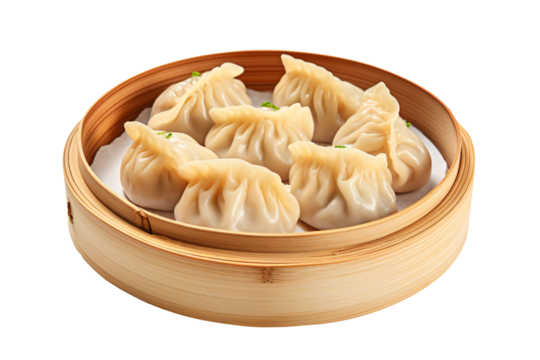 Dimsum on a plate