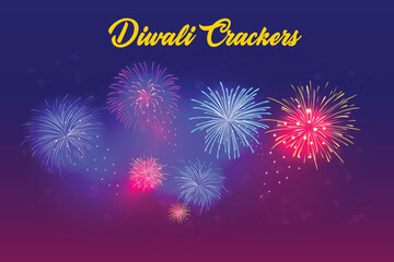 Happy Diwali indian fetival of lights celebration Indian Traditional card background. Diwali celebration vector illustration design