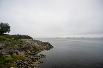 Landscape of the Gulf of Finland in autumn