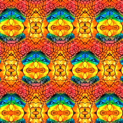 seamless pattern with flowers