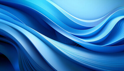 Fototapeta premium Abstract Blue Background with Dynamic Shapes and Soft Gradients