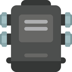 Black gas water heater using natural gas for home heating and providing hot water