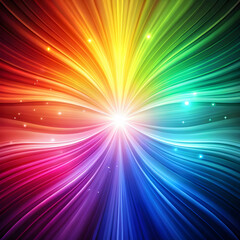 Obraz premium Smoth rainbow glow abstract background