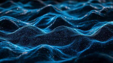 Obraz premium Futuristic Technology: Abstract Digital Interfaces, Data Networks, and AI Conceptual Art