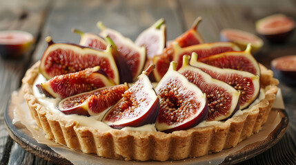 Fig Tart: A Delicious and Rustic Dessert