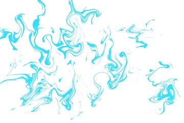 Liquid art texture. Abstract background with swirling paint effect. Blue color. Painting with liquid acrylic that pours and splashes.