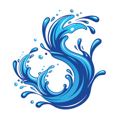 Water Splash vector illustration 