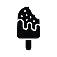 Colorful ice cream icon for all your sweet cravings