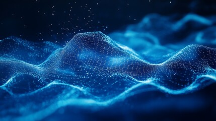 Naklejka premium Futuristic Technology: Abstract Digital Interfaces, Data Networks, and AI Conceptual Art