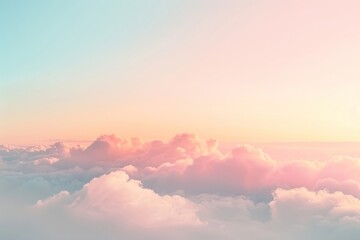 Obraz premium Pastel sky border cloud outdoors horizon.