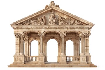 Obraz premium Elegant classical architectural structure