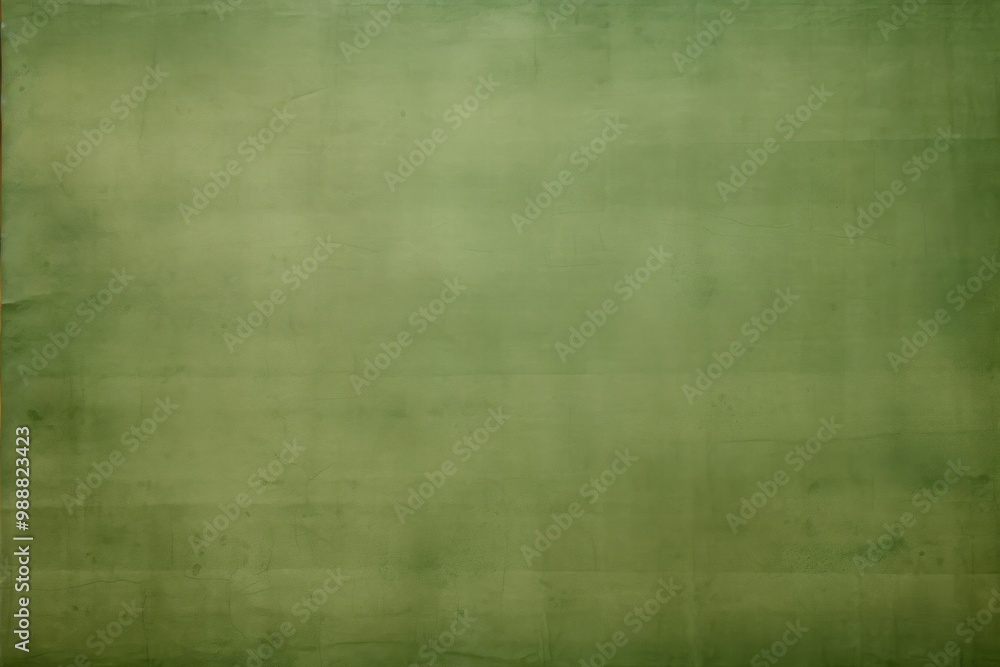 Wall mural Old green paper backgrounds texture canvas.