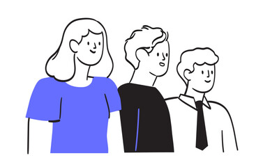 Onboarding new employee, warm welcome to new office, introduce new hire to colleagues, orientation training on first day concept, manager and employees welcome and introduce new staff to team.