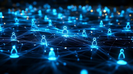 Futuristic Technology: Abstract Digital Interfaces, Data Networks, and AI Conceptual Art