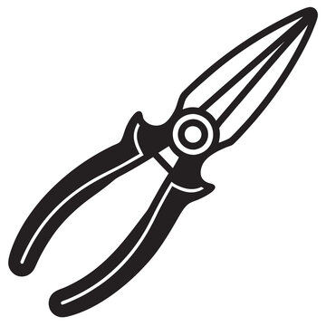 recommend clip art: Secateurs icon silhouette vector illustration