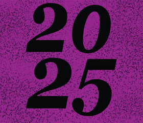 happy new year. new year celebration. 2025. purple theme. advertisement. greetings. background. graphic . new year celebration 2025 card