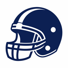 Vector American Football Emblem Icon Illustration - Printable Sports Graphics Design