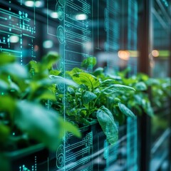 AI Managing Urban Vertical Farming Technology