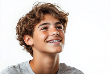 portrait of a man with braces