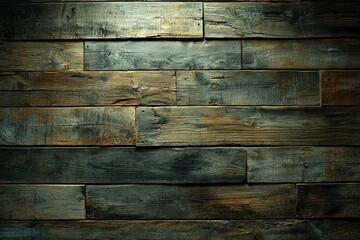 A Close-up of a Weathered Wooden Wall