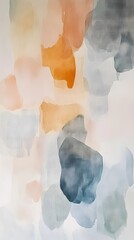 Colorful Shapes Dance on White Canvas
