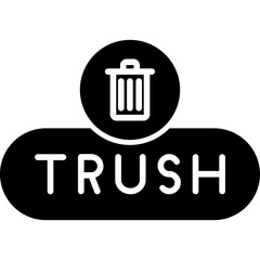 Trash Button Icon