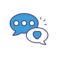 Message vector icon stock illustration