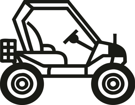 recommend clip art: Buggy sport car vector silhouette