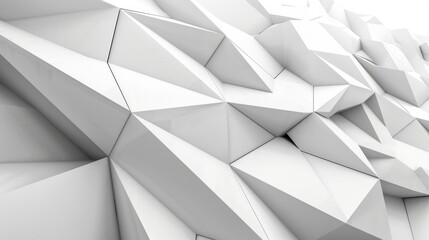 Fototapeta premium Paper Origami Polygonal Shape background. Abstract geometric illustration with place for text