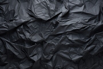 Dark Crumpled Paper Texture backgrounds crumpled black.