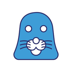 Seal vector icon stock illustration