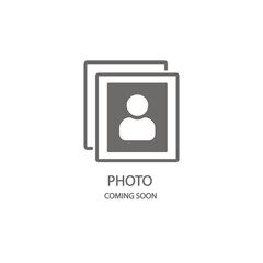 Photo coming soon. No photos yet. Photo button. No images yet. Vector