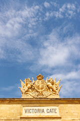 Obraz premium Victoria gate in the historic city of Valletta, Malta, Europe