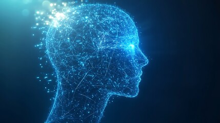 Obraz premium Futuristic Technology: Abstract Digital Interfaces, Data Networks, and AI Conceptual Art