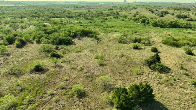 flying over land in midlothian