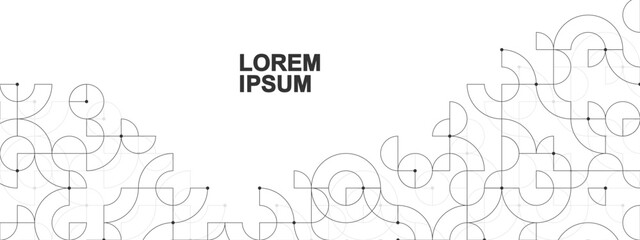 Obraz premium Modern health care abstract background with shapes circle . Medical innovation banner template concept. Vector illustration.