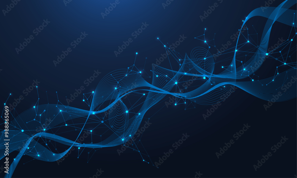 Aufkleber global network connection. global business. social network communication. internet technology. vecto