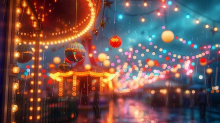 Rainy Night at the Fair